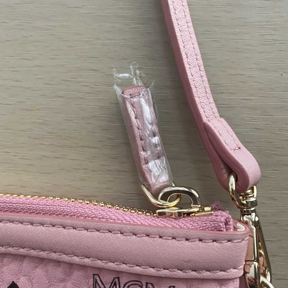 MCM pink small wallet/bag